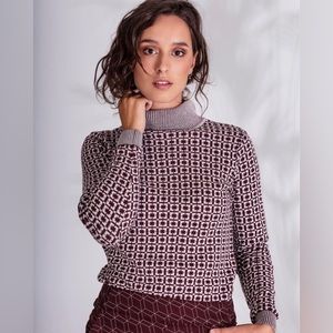 🍫Mod Knit Turtleneck Sweater🍫 4 Funky Flavours - Size L